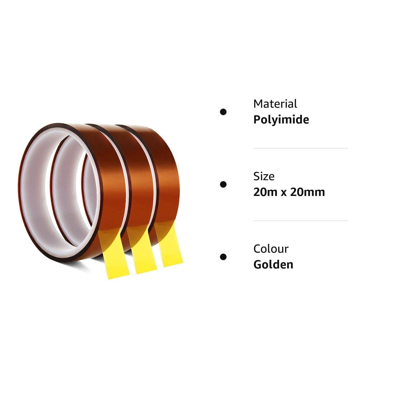 High-Voltage Insulation Tape - Gold Finger Kapton for Transformers & Capacitors
